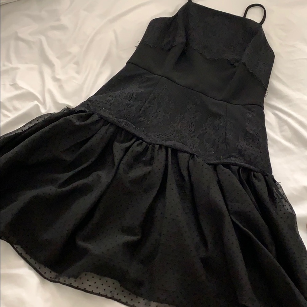 BCBGeneration Black Lace Dress